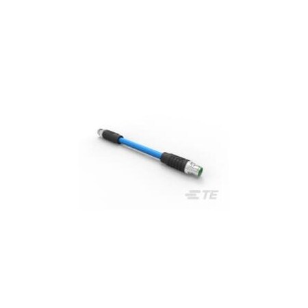Te Connectivity Ethernet Cables / Networking Cables M12 X-Code Cbl Assy Plug-Plug 8.5 M 2-2317142-6